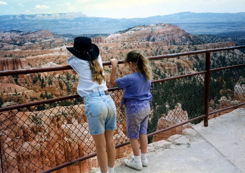 1997BryceCanyonNP121.jpg - 1997 - Bryce Canyon NP, UT - Gretchen & Stephanie