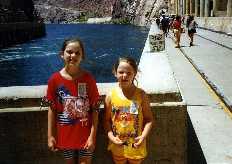 1997HooverDam005.jpg - 1997 - Hoover Dam, NV - Gretchen & Stephanie