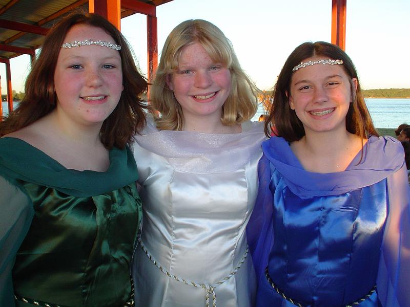 DSC00551.JPG - 2003 - Texas Girls' Choir Halloween Party, Camp Carter on Eagle Mt. Lake - Stephanie, Brooke & Taylor