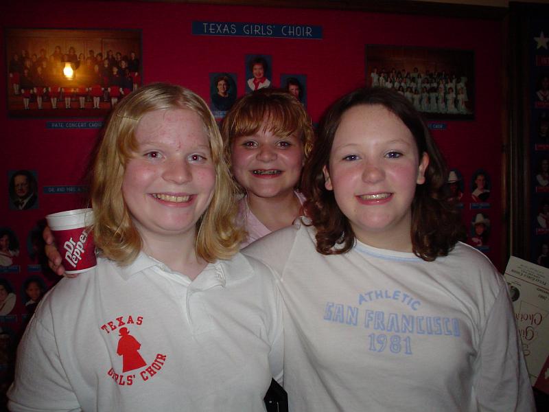 DSC00610.JPG - 2003 - Texas Girls' Choir Fall Concert - Brooke, Brett & Stephanie